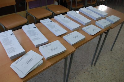 Paperetes electorals a punt per al 24 de maig de 2015. Eleccions municipals