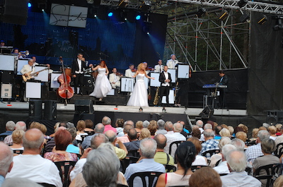 Dilluns 20 de juliol de 2015, concert de la Maravella, al parc de Ca l'Alfaro