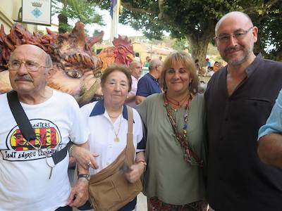 Dissabte 18 de juliol de 2015, 30 aniversari dels gegants: presentaci del gegant Sisquillo, a la plaa de la Vila