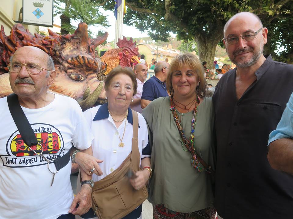 Dissabte 18 de juliol de 2015, 30 aniversari dels gegants: presentaci del gegant Sisquillo, a la plaa de la Vila