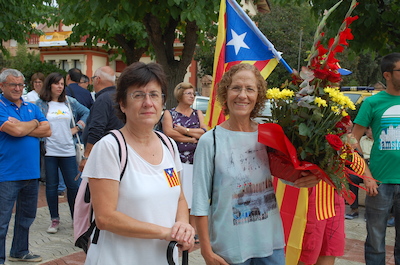 Diada Nacional de Catalunya a Llavaneres. 11 de Setembre de 2015