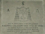 Pelegrinatge a Roma. Cementiri on va estar enterrat el cardenal de Llavaneres.