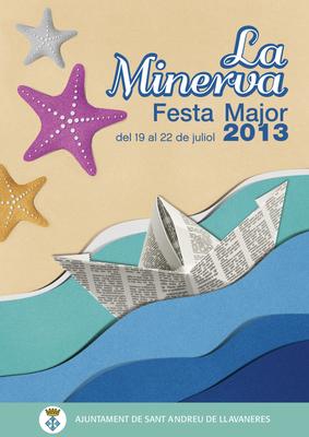 Cartell de la Festa Major de la Minerva 2013
