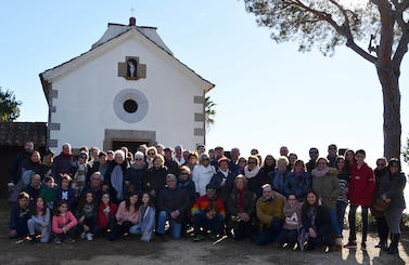 Foto de família de l'11è Aplec de Sant Sebastià