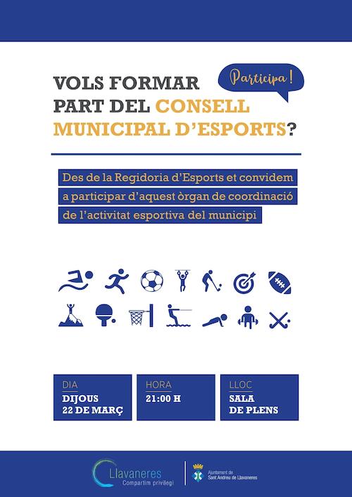 cartell consell municipal esports