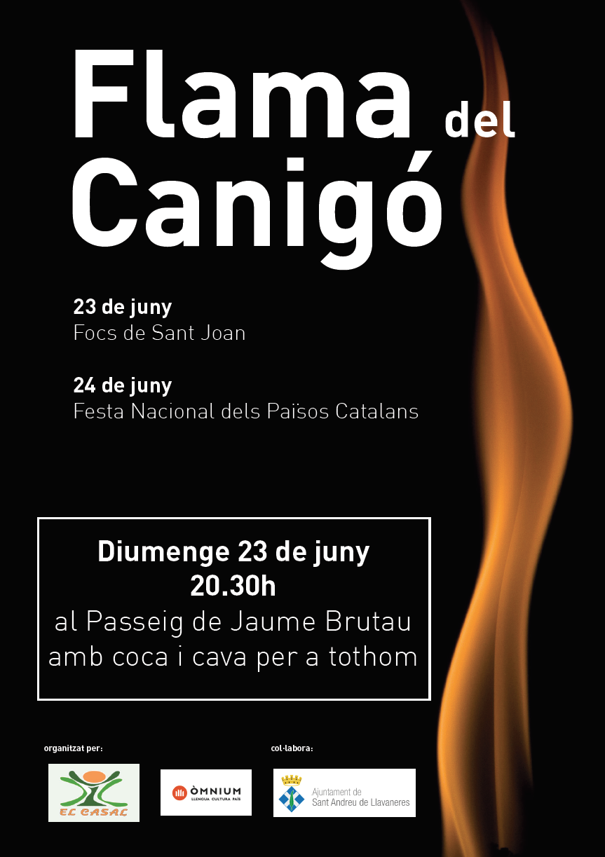 Cartell Flama Canigo