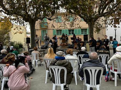 Concert del Combo 1 de l'Escola Municipal de Música de Llavaneres, dimarts 30 de novembre, diada de Sant Andreu