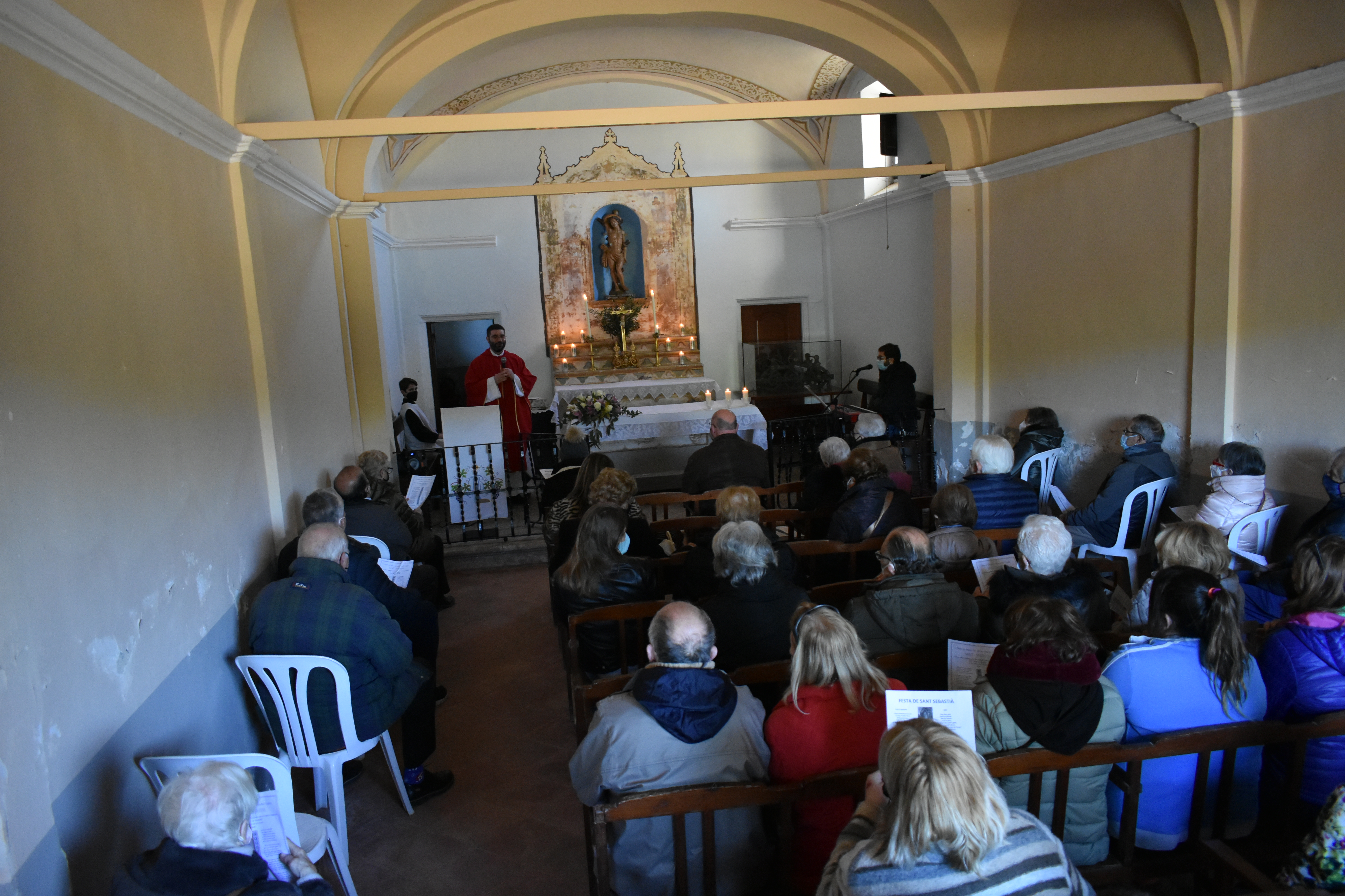 Missa a l'ermita de Sant Sebasti, diumenge 23 de gener