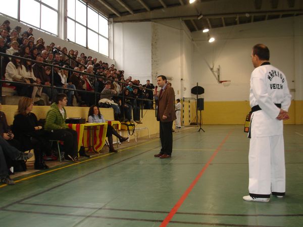 Arts marcials. exhibici de taekwondo i hapkido