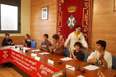 Constituci� de l'Ajuntament Jove 2008