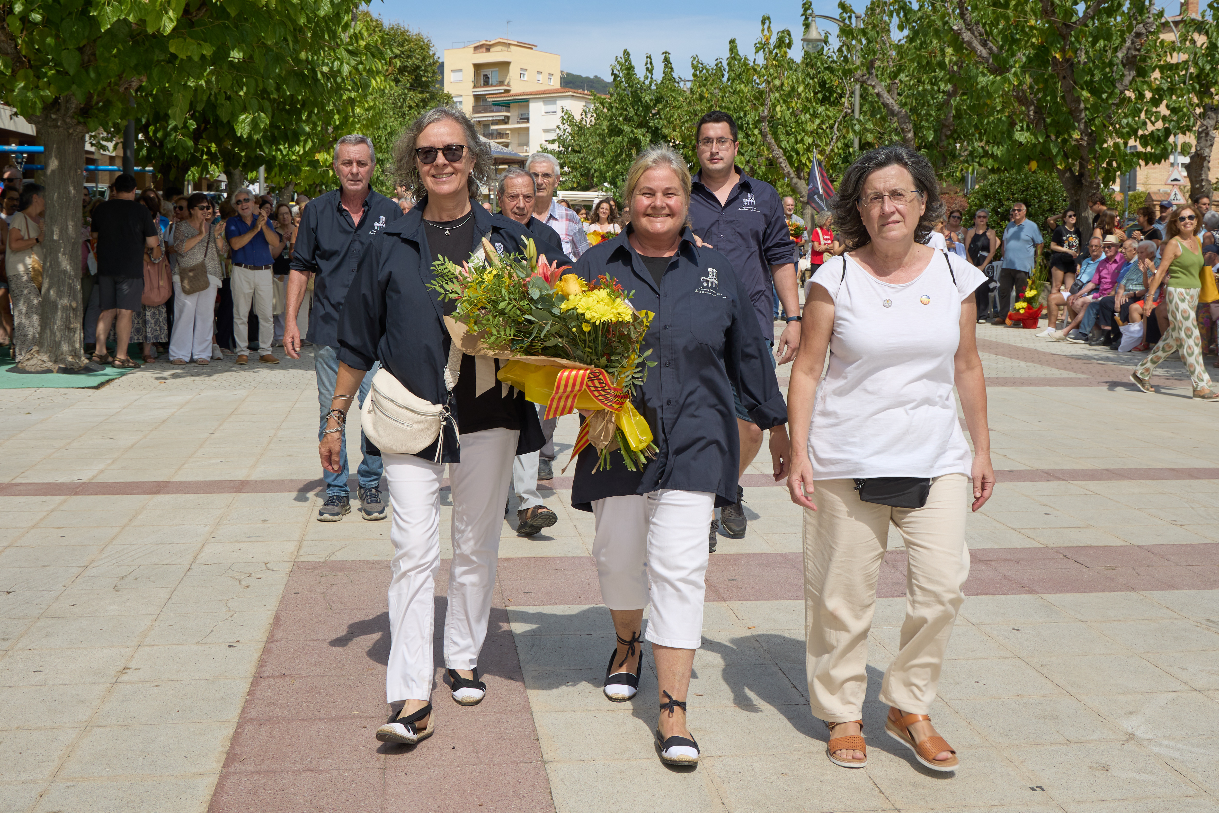 Diada Nacional de Catalunya a Llavaneres: sardanes i ofrena floral