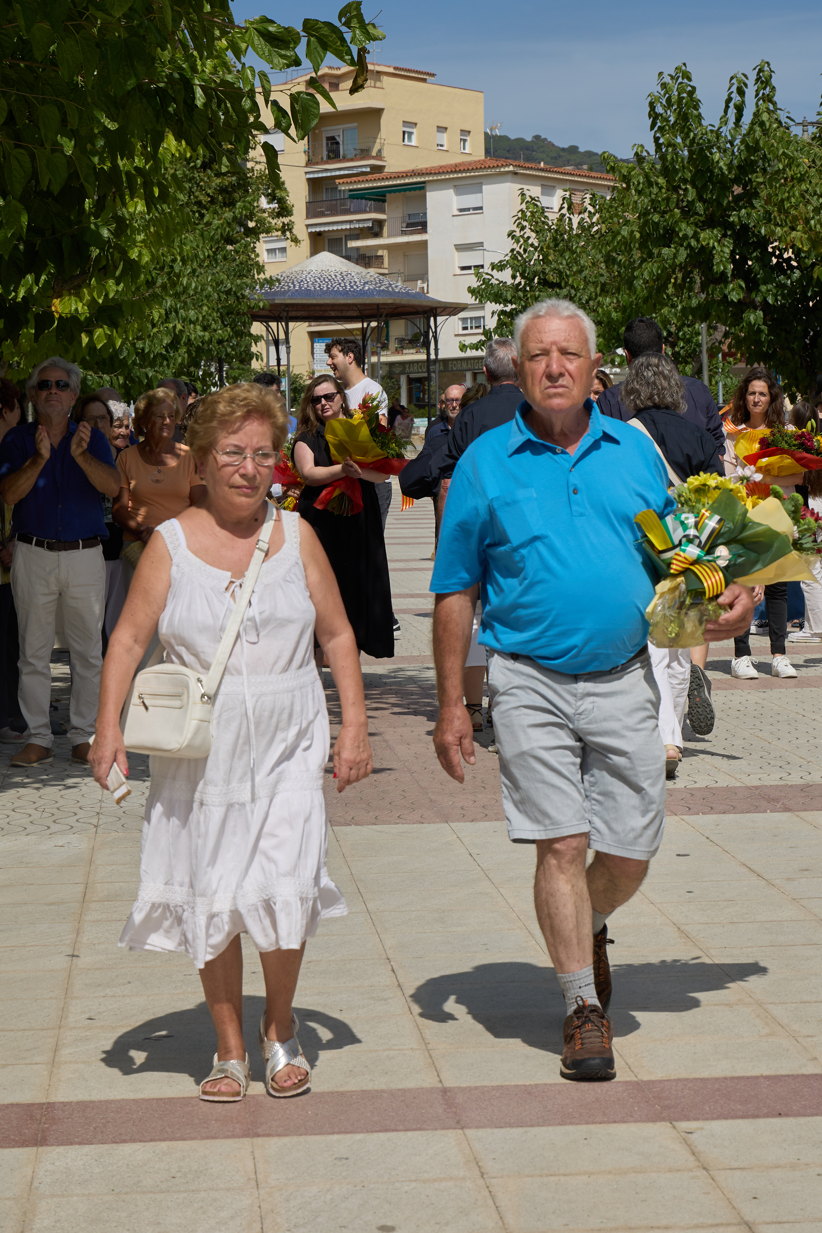 Diada Nacional de Catalunya a Llavaneres: sardanes i ofrena floral