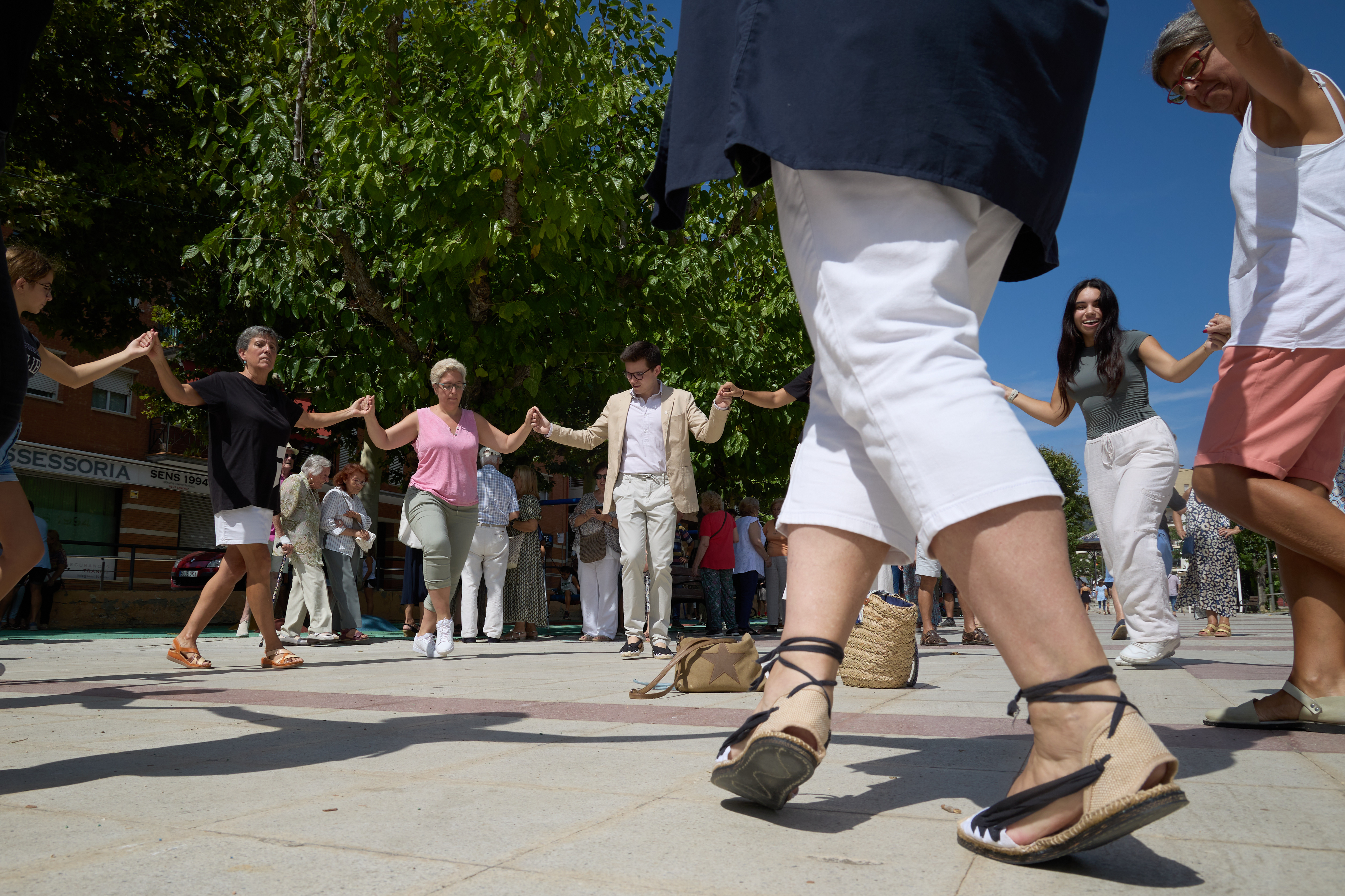 Diada Nacional de Catalunya a Llavaneres: sardanes i ofrena floral