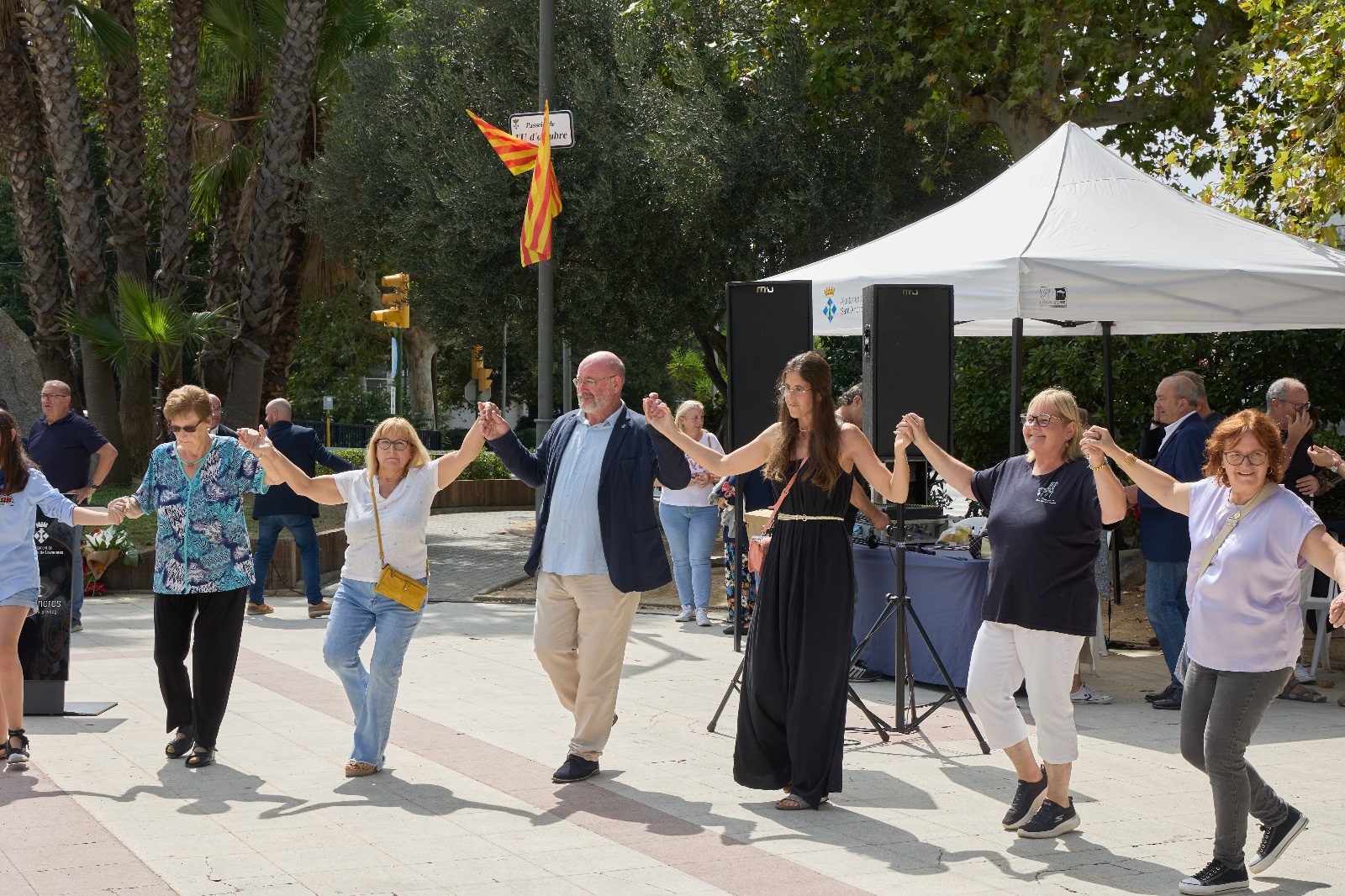 Acte institucional de la Diada Nacional de Catalunya 2024 a Llavaneres