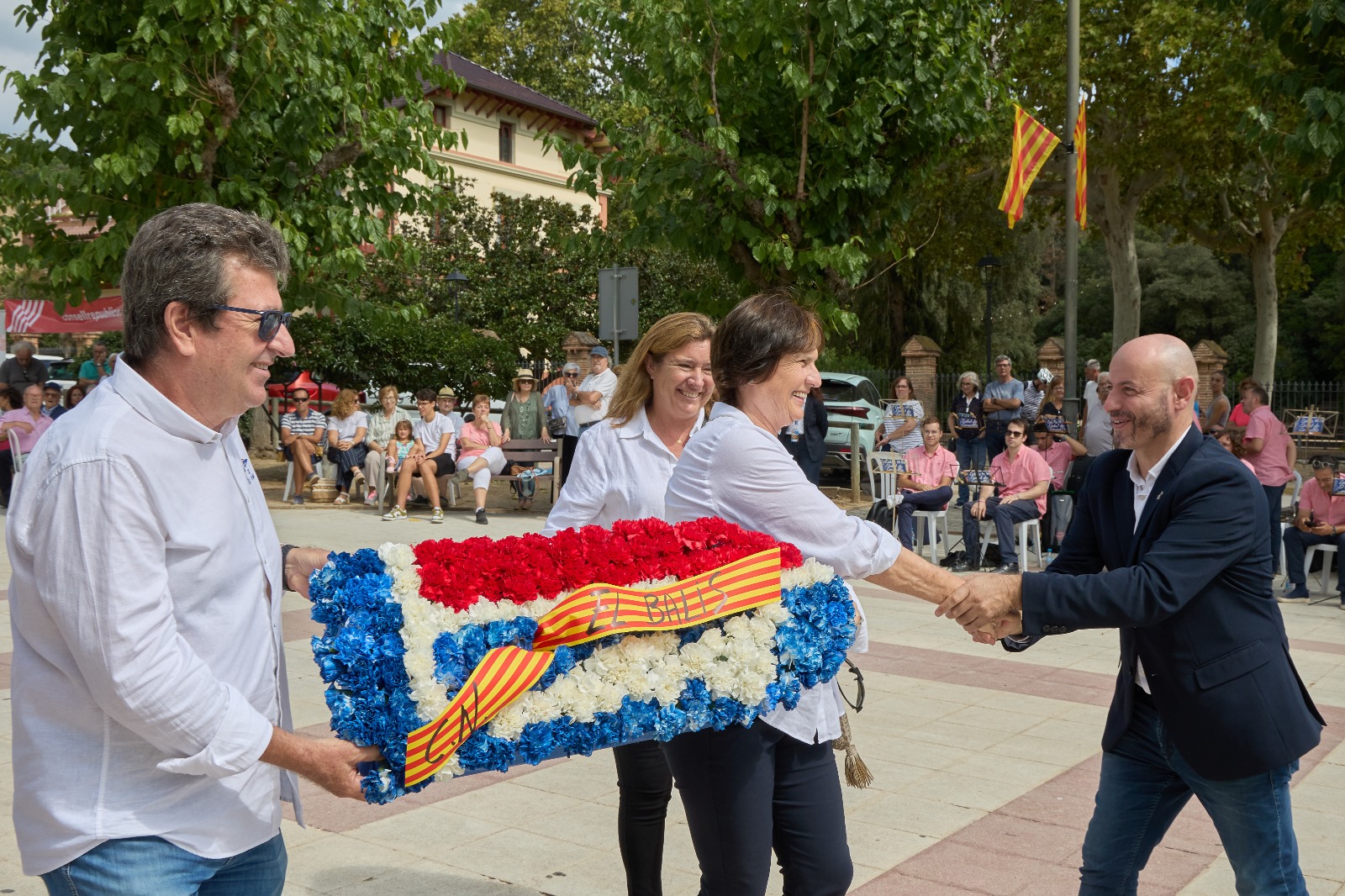 Acte institucional de la Diada Nacional de Catalunya 2024 a Llavaneres