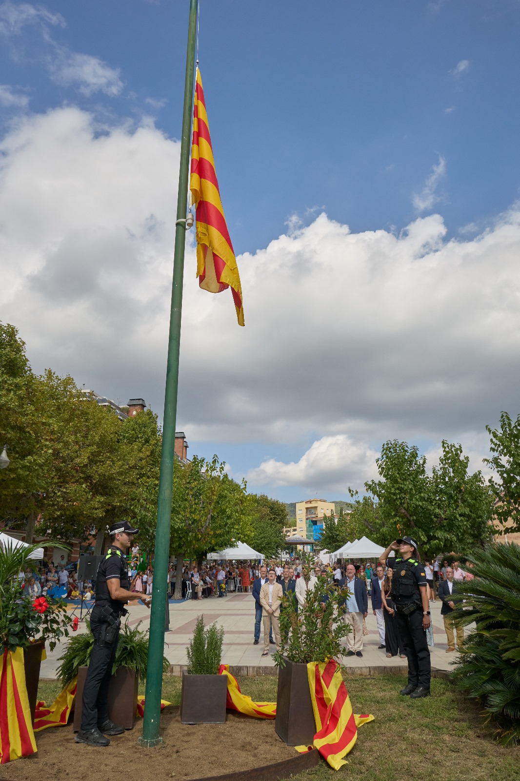 Acte institucional de la Diada Nacional de Catalunya 2024 a Llavaneres