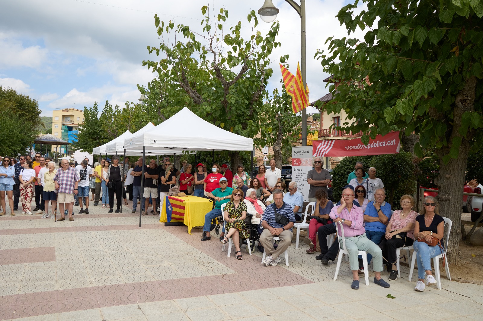 Acte institucional de la Diada Nacional de Catalunya 2024 a Llavaneres