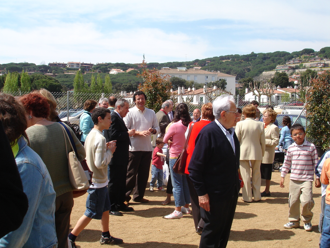 Inauguraci de l'edifici de la Biblioteca municipal de Llavaneres, 23 d'abril de 2005