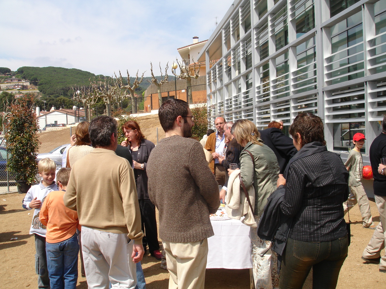 Inauguraci de l'edifici de la Biblioteca municipal de Llavaneres, 23 d'abril de 2005
