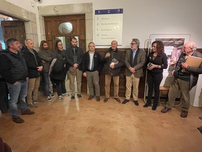 Inauguraci de l'exposici 'Josep Vives, figures amb vida prpia' al Museu de Llavaneres