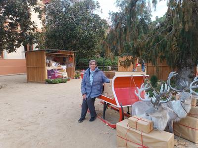 Parada de la Marat� de 3Cat al Mercat de Nadal.