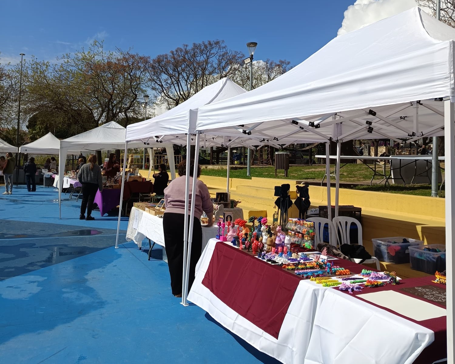 8 de mar�: Fira de la Dona, al parc de Sant Pere.