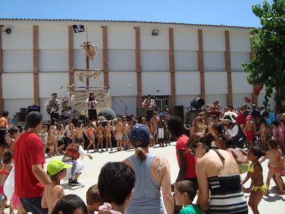 Festa de l'escuma, al CEIP Labandària, dissabte 18 de juliol