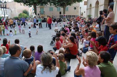 Espectacle infantil, a la plaça de la Vila, divendres 17 de juliol