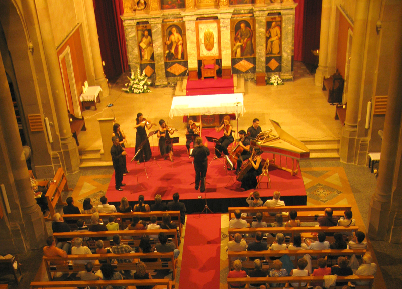 Concert de Brandenburg, al temple parroquial, divendres 10 de juliol