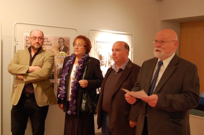 Inauguraci de l'exposici de fotografies de Josep Mora. Divendres 27 de novembre