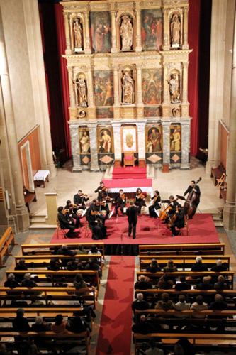 Concert de Camerart a l'esglsia parroquial. Dilluns 29 de novembre