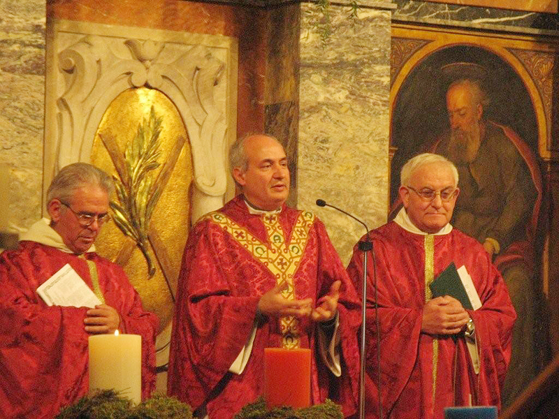 Eucaristia en honor a Sant Andreu. Dimarts 30 de novembre