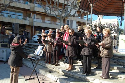 Actuaci de la coral Sant Andreu