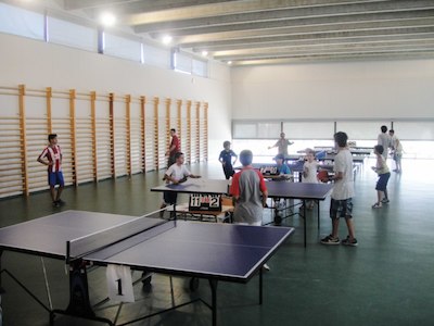 Torneig de tennis taula, a l'Institut de Llavaneres, dissabte 9 de juliol