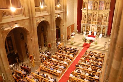 Solemne eucaristia, diumenge 17 de juliol, al temple parroquial