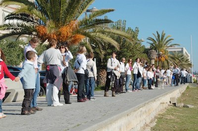 Quatre viles per la Marat de TV3: cadena humana solidria, diumenge 4 de desembre