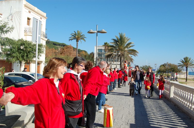 Quatre viles per la Marat de TV3: cadena humana solidria, diumenge 4 de desembre