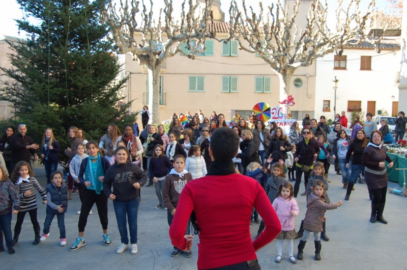 "Flashmob" a la plaa de la Vila, diumenge al mat