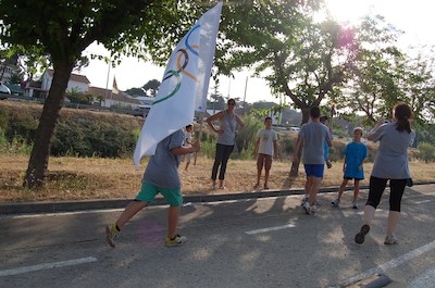 Relleus pels barris de Llavaneres per portar la flama olímpica al centre del poble
