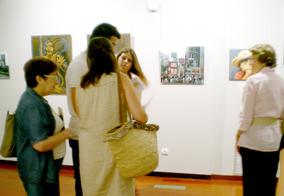 Exposició de pintura d'Anna Subirana, al Museu, divendres 6 de juliol, a la tarda