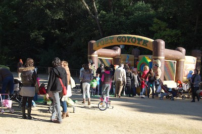 Inflables al parc de Ca l'Alfaro, divendres 30 de novembre, Sant Andreu