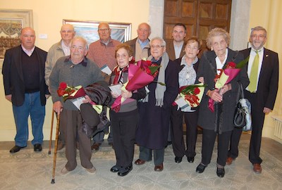 Participants en el DVD "Tornem a l'escola", divendres 30 de novembre, Sant Andreu