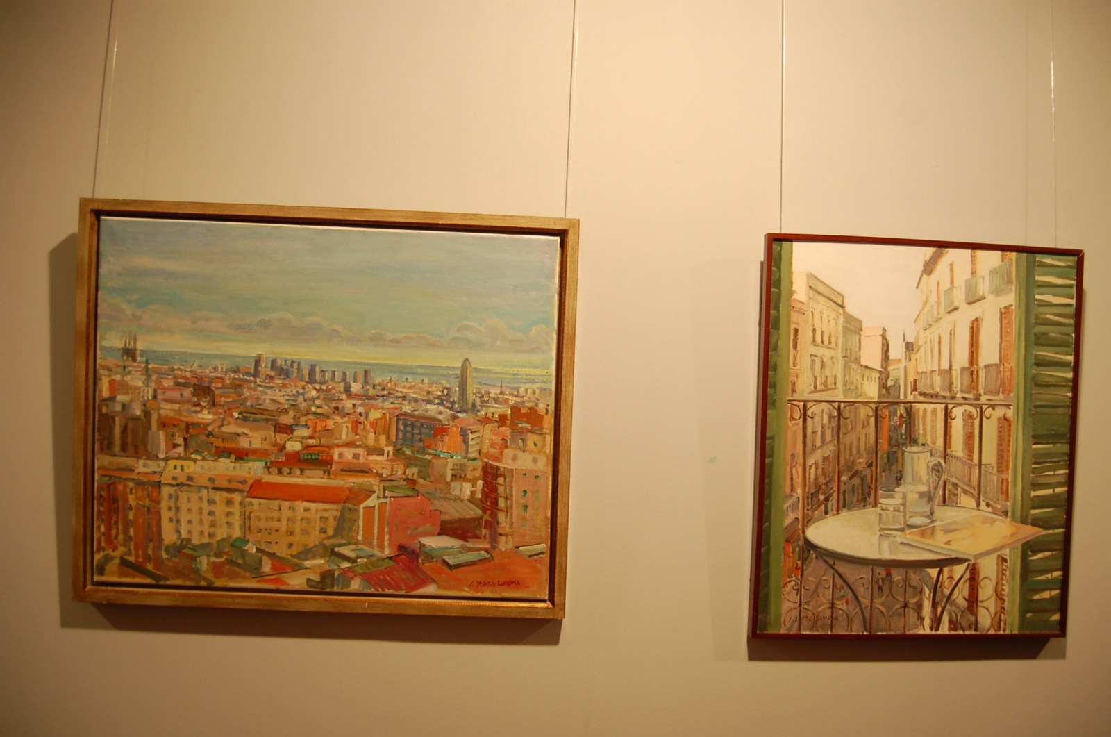 Exposici de pintura de Josep Serra i Llimona