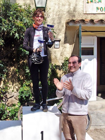 Lliurament de trofeus de l'11a Marxa BTT de Llavaneres