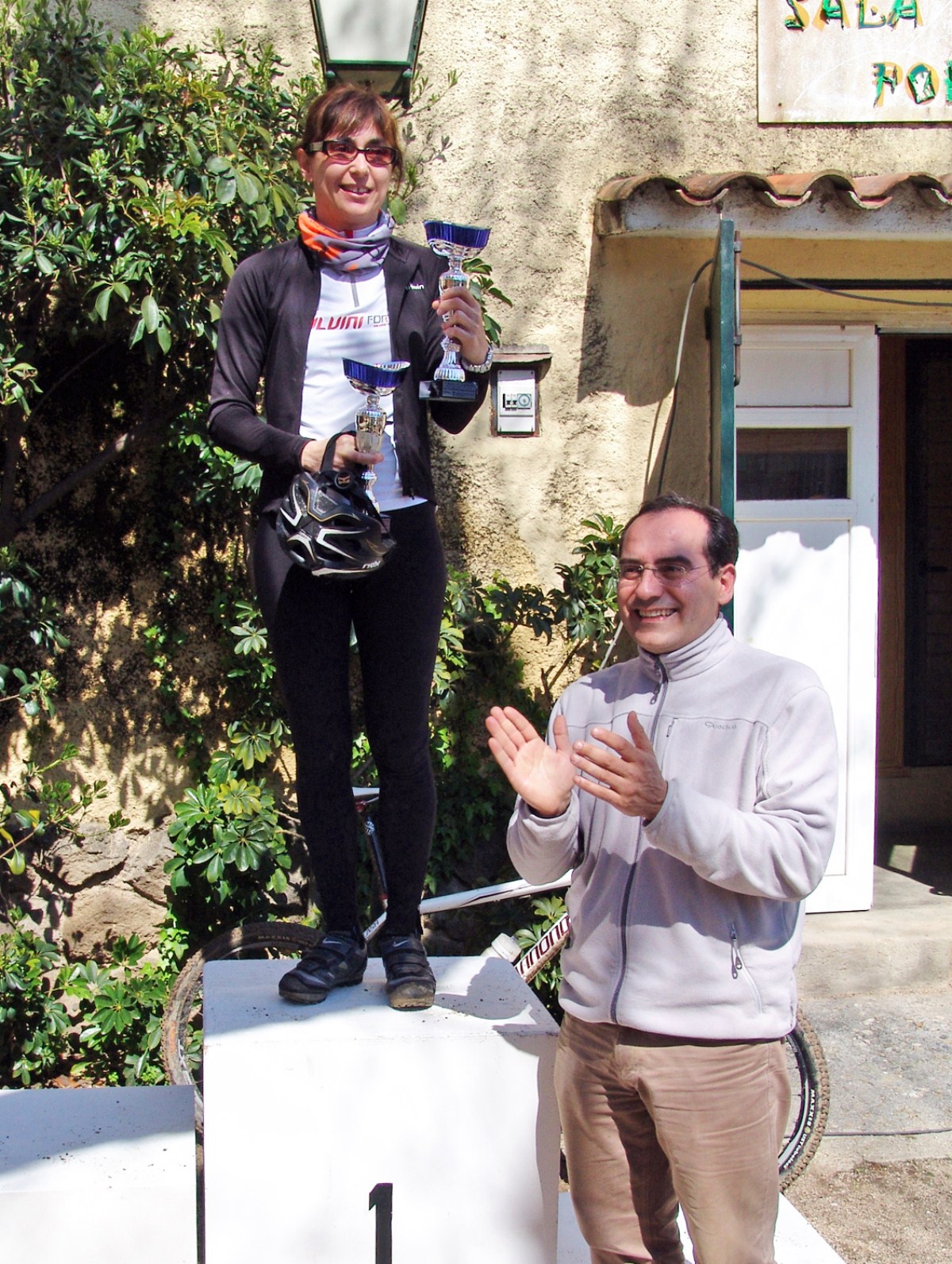 Lliurament de trofeus de l'11a Marxa BTT de Llavaneres