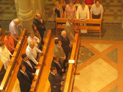 Concelebraci solemne de lEucaristia, diumenge 21 de juliol, a l'esglsia parroquial
