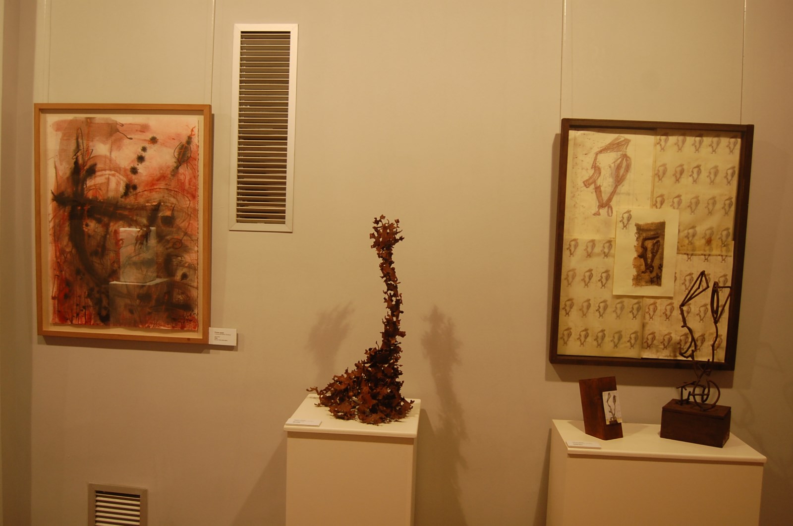 Obres guanyadores en el 1r Concurs de Pintura i Escultura de Sant Andreu 2012