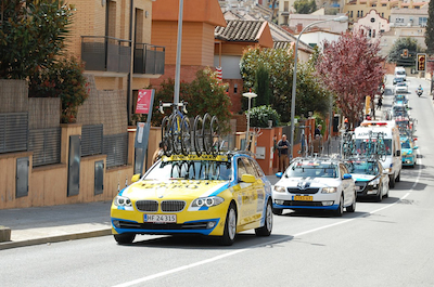Pas de la Volta Ciclista a Catalunya per Llavaneres