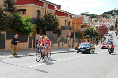 Pas de la Volta Ciclista a Catalunya per Llavaneres