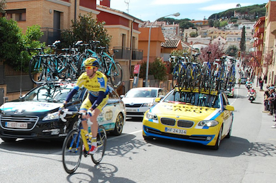 Pas de la Volta Ciclista a Catalunya per Llavaneres